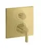 AXOR-HG-AXOR-Citterio-Thermostat-Unterputz-mit-Ab-und-Umstellventil-und-Hebelgriff-Brushed-Brass-39720950 gallery number 1